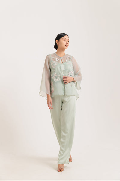 Aubree Blouse in Green
