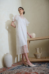 Celina Dress in White