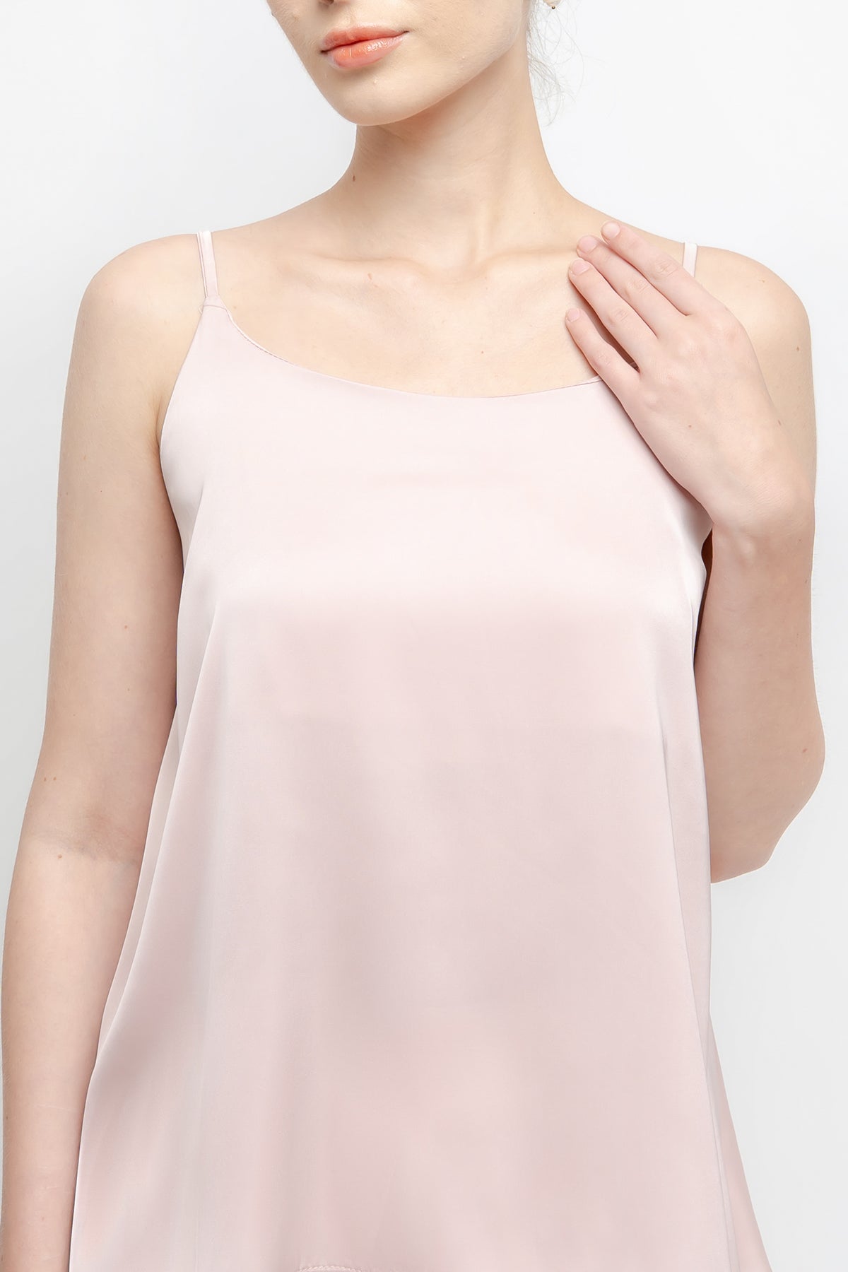 Nara Camisole Top in Dusty Pink by Aluna Dresshaus