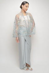 Aliva Outer Top in Blue Tosca