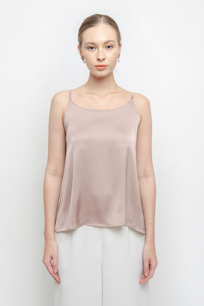 Nara Camisole Top in Brown