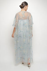 Nayara Dress in Blue Tosca