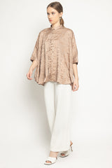 Mala Top in Taupe