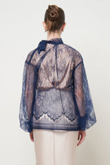 Arela Top in Navy Blue