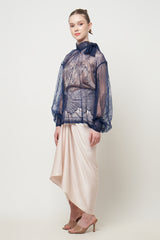 Arela Top in Navy Blue