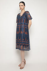 Azalia Dress in Navy