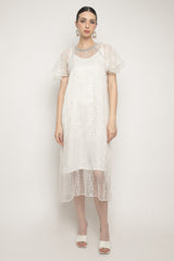 Celina Dress in White