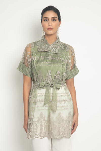 Shaqilla Top in Sage Green