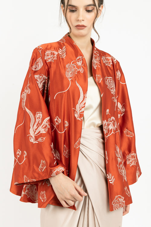 Terracotta Floral Outer