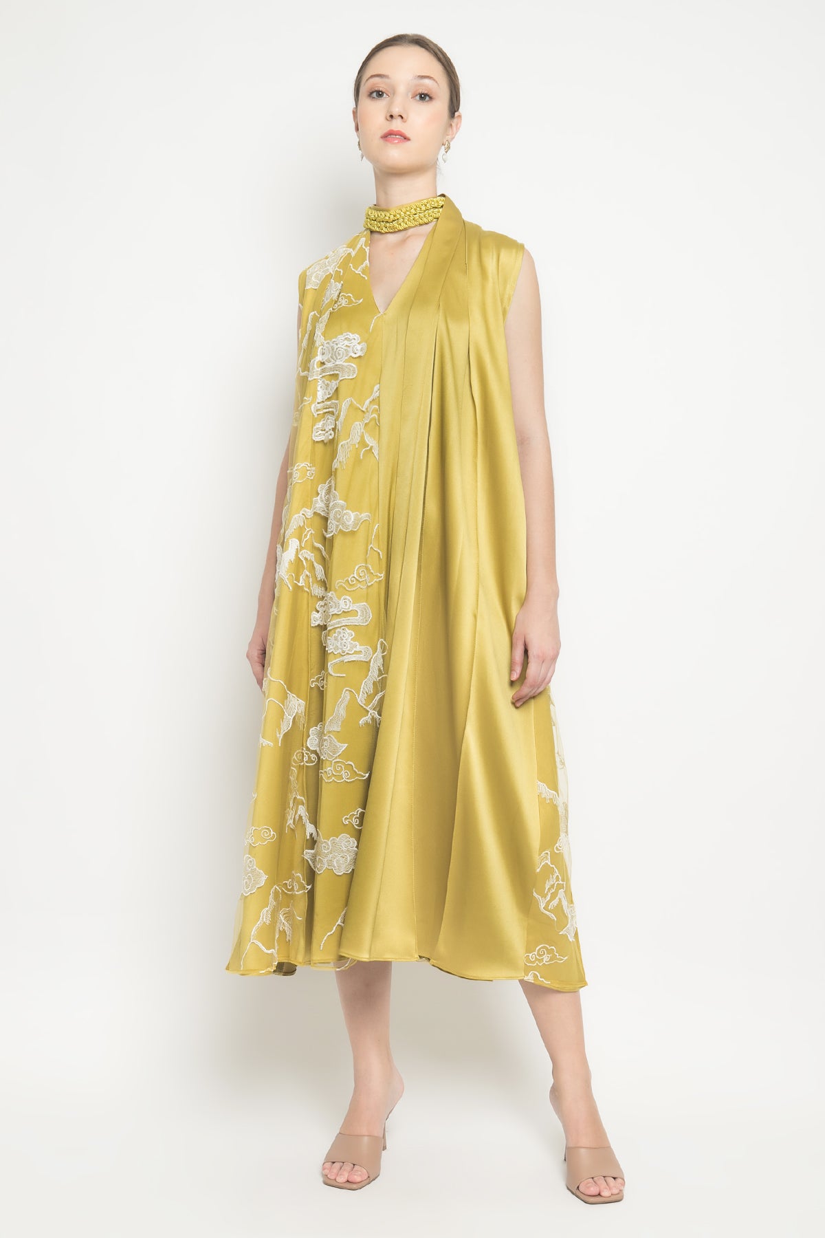 Sinergi Dress 03 in Chartreuse