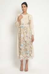 Ivory Bloom Maxi Dress