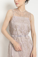 Esha Dress in Dusty Purple