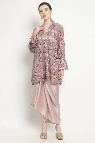 Hava Kebaya Top in Pink Lilac