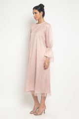 Yuna Inner Dress Tulle Hijab in Dusty Pink