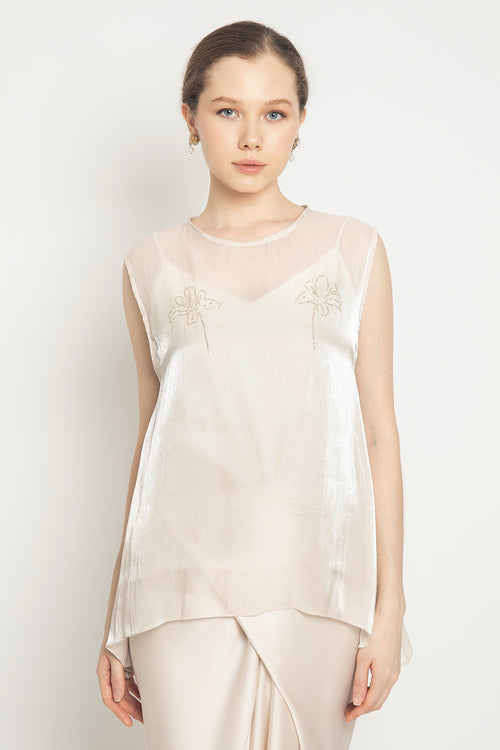 Isna Top in Broken White