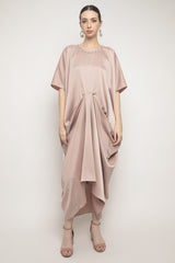 Nabila Kaftan Dress in Rosegold