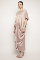 Nabila Kaftan Dress in Rosegold