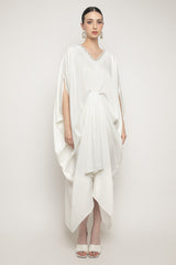 Calla Kaftan Dress in Off White