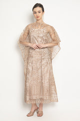 Milla Dress in Nude Peach