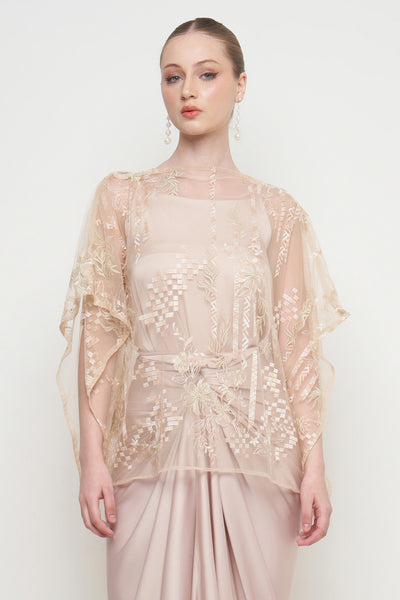 Noura Top in Nude Cream