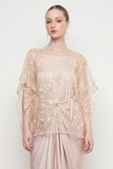 Noura Top in Nude Cream
