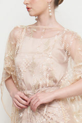 Noura Top in Nude Cream