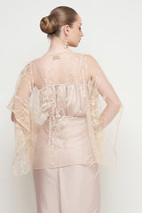 Noura Top in Nude Cream