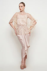 Noura Top in Nude Cream