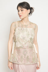 Priya Top in Blush Green