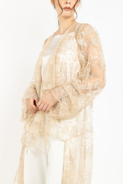 Silvia Outer Top in Creme