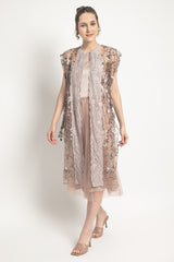 Teduh Dress Set in Rosegold