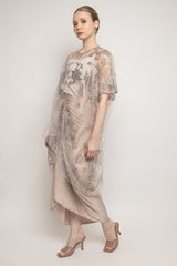 Jasira Kaftan Top in Dusty Lilac