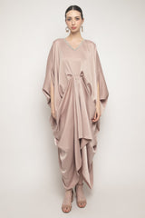 Calla Kaftan Dress in Rosegold