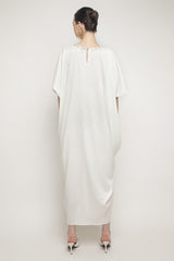 Nabila Kaftan Dress in Off White