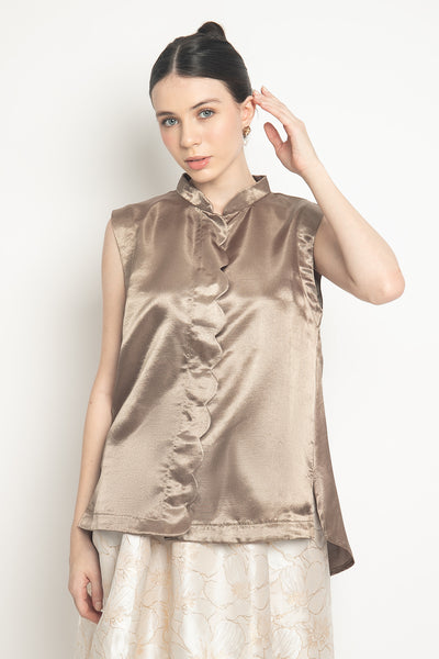 Lian Top in Olive Gold