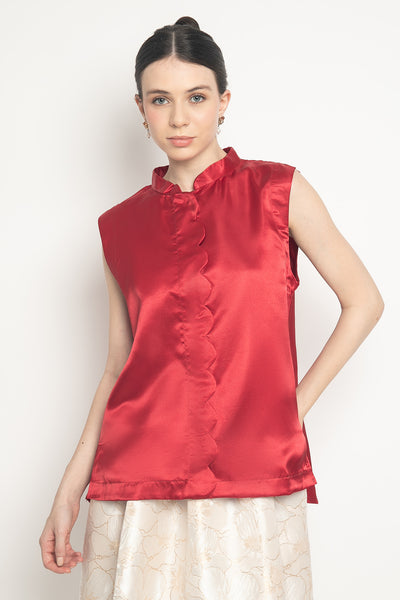 Lian Top in Red