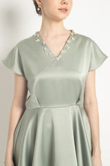 Siena Top in Sage Green