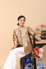 Aluna Top in Gold