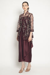 Anka Top in Burgundy