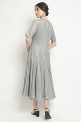 Diora Dress in Warm Gray