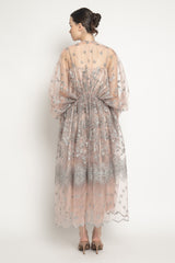 Kalla Dress in Multicolor Peach