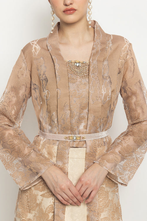 Kannari Kebaya Top in Skin