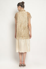 Marfa Dress in Light Gold