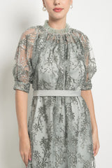 Olivia Dress in Sage Gray