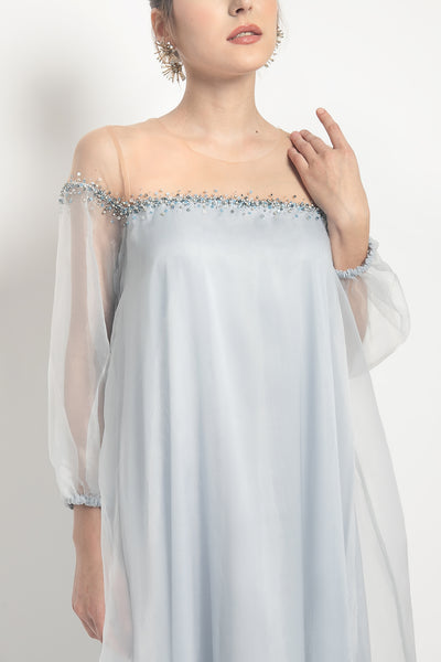 Pax Dress in Icy Blue