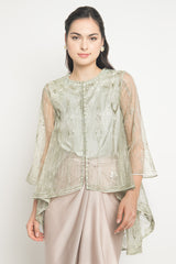 Anais Outer Top in Mint Green