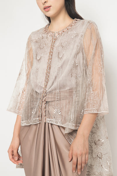 Anais Outer Top in Nude Skin