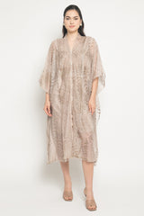 Bluebell Kaftan Dress in Champagne