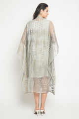 Bluebell Kaftan Dress in Greyish Mint