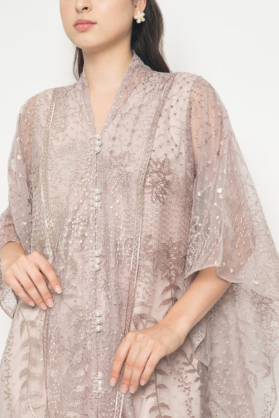 Bluebell Kaftan Dress in Lilac